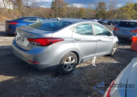 2015 Hyundai Elantra Se z USA, uszkodzony, nr VIN 5NPDH4AE7FH637989